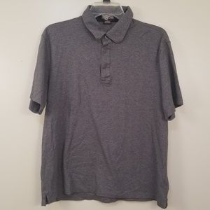 Michael Kors Gray Short Sleeve Polo Shirt Large